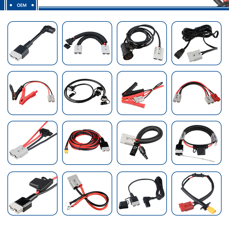 50A 600V battery power connector Wiring harness customization