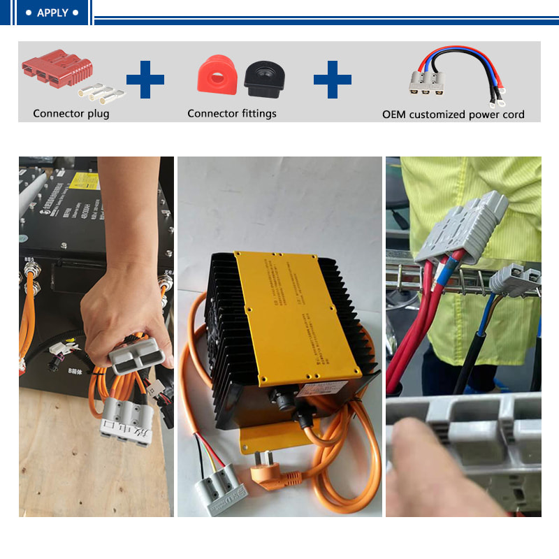 175A 600V power connector SEDlication drawing