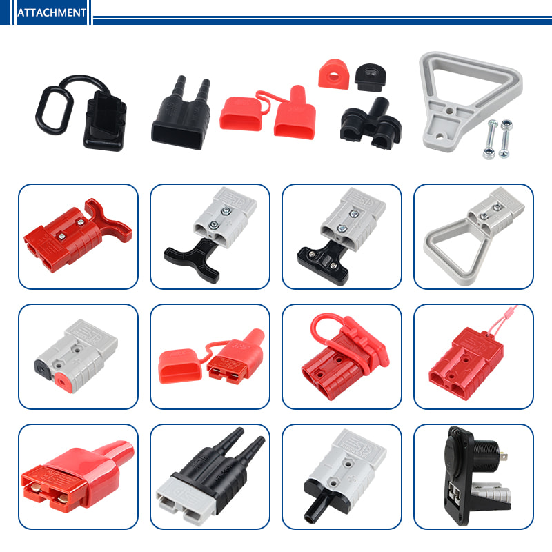 50A electric forklift battery connector