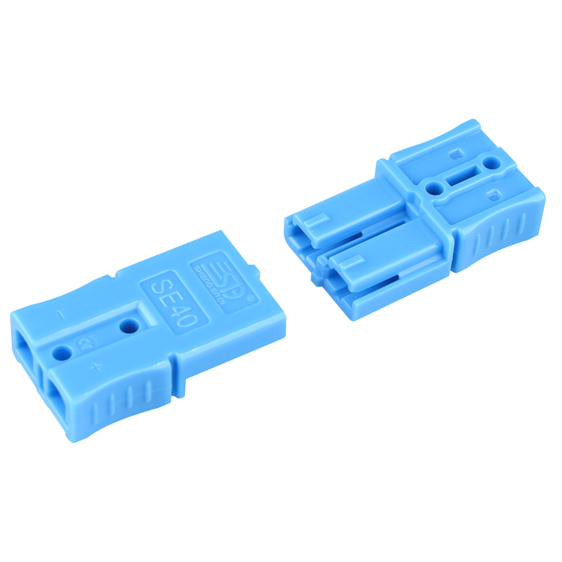 40A Blue Quick Plug battery connector