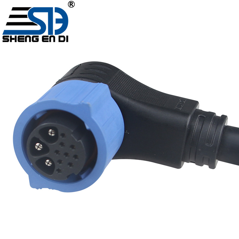 30A Blue 3+9 male and female connector