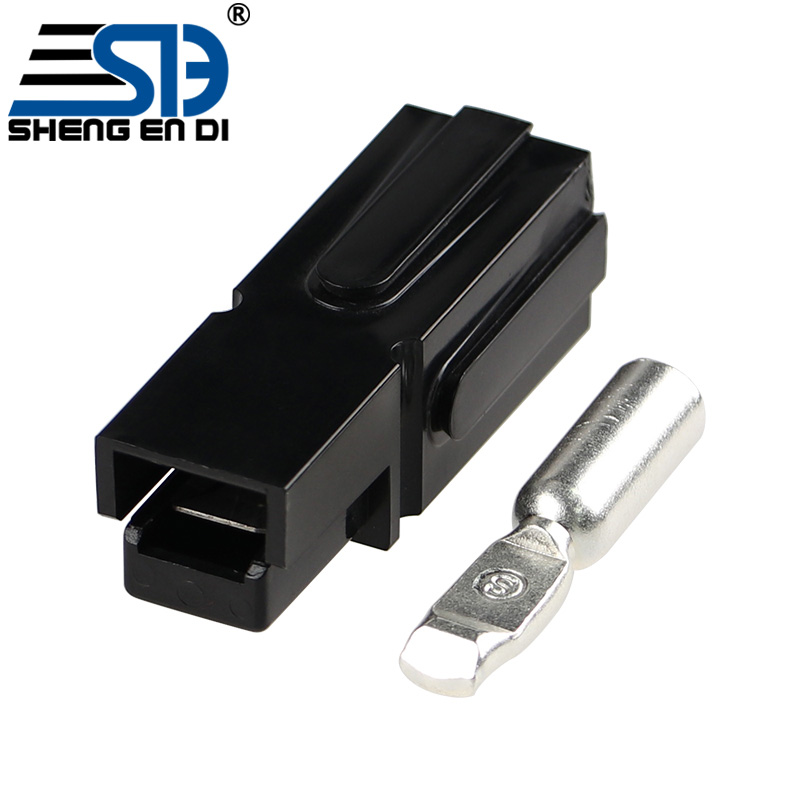 120A Black Unipolar battery  connector