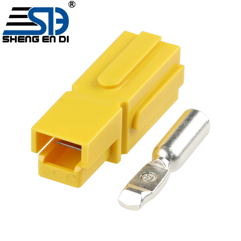 120A Yellow Single-Pole Battery Connectors