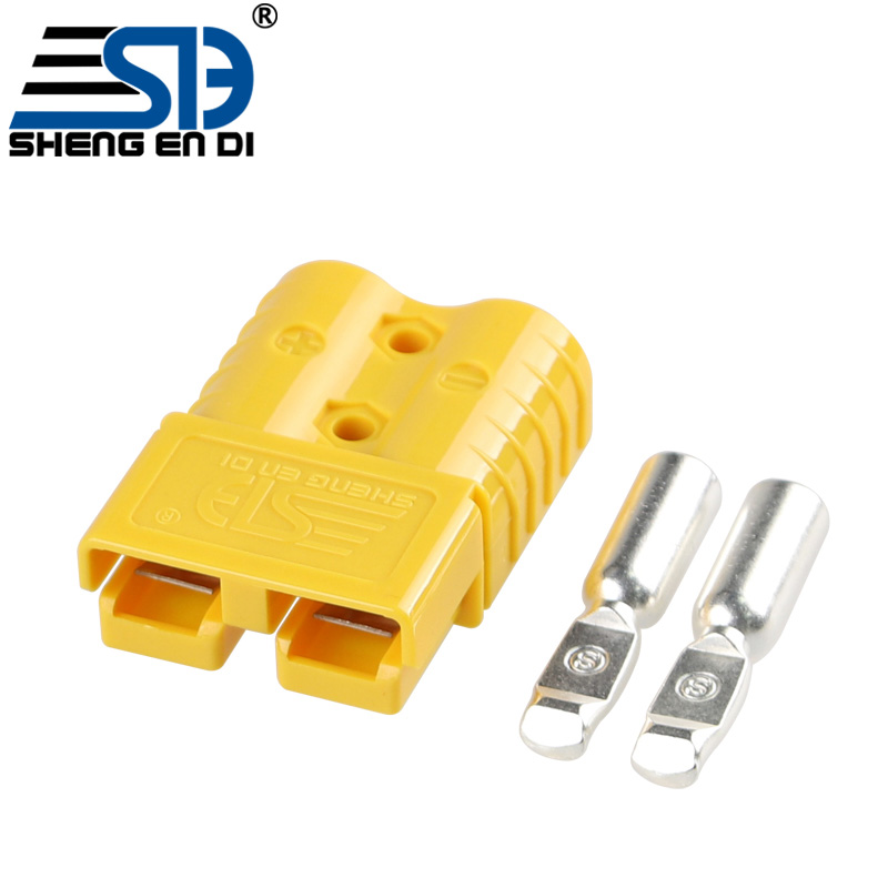 120A Yellow Electric Vehicle Power Delivery Plug