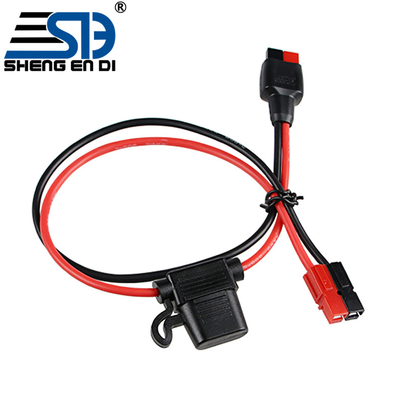 Single pole 45A plug soft silicone wire customization