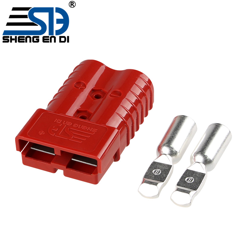 350A Red Electric Vehicle Power Delivery Plug